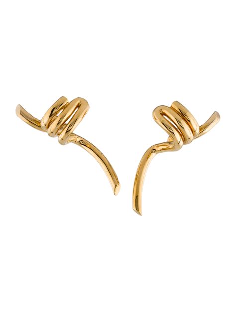 Celine Barbele Cuff Earrings 